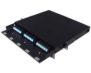 Chine Glissant le module optique des cassettes 3 LGX de la fibre MPO/MTP de la boîte de distribution de fibre de tableau de connexions 3 maximum x 24 fournisseur